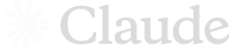 Claude Logo mit stilisierter Sternform und Schriftzug